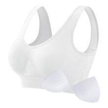 Soutien-gorge de sport lulshou en liquidation - Soutien-gorge de sport sans coutures et sans armatures pour femme - Soutien-gorge de yoga dos nageur