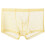 Cueca Boxer Masculina Respirável em Seda Gelo, Transparente e Elástica 1