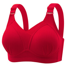 Plus size bh's voor dames, met kant en borduursels, glanzend, comfortabel, ademend, zonder beugel, geschikt voor dagelijks gebruik, maat 36-46.