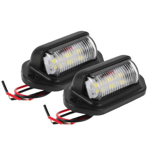 2 τεμάχια LED φως πινακίδας κυκλοφορίας πλευρική σήμανση αυτόματου ρυμουλκούμενου