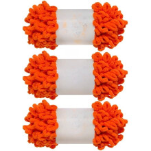 Hilo de bucle de 100 g, 100 % poliéster, chenilla esponjosa para tejer a mano y con los dedos: hilo suave, ligero y grueso para manualidades.