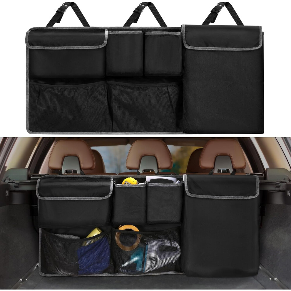Car Trunk Organizer & Backseat Hanging Bag Compatible With Mazda Cx-5, Cx-30, Cx-50, Cx-9, Cx-3, Cx-7, Gs, Gt, I, Sport, Touring, Carbon Edition 9496895888709