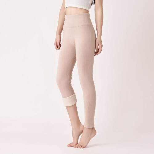 Damen-Yoga-Leggings mit Fleecefutter, Thermischem Stretchmaterial 1