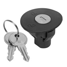 Blokada korka wlewu paliwa 8U5Z9C268B, zaślepka korka z 2 kluczykami do Forda Edge Escape Expedition Explorer Fiesta