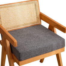 Coussin de chaise en mousse à mémoire de forme de 3/5/8 cm d'épaisseur, housse amovible, compatible avec la maison, la cuisine, le bureau et la