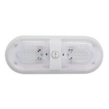 Lampa Uasteorainn Solais Cruinneacháin 12V24/48LED le Lasc Gabhálais Carbháin do RV Mara Bád Luamh Campála Carr Leantóir Mótarbhealaigh,