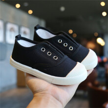 Winterse rubberen workout-sneakers voor peuters, jongens, zwart, sportkleding, schoolschoenen, canvas schoenen, ademend, voor binnen, jongens en