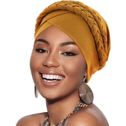 Αφρικανικά γυναικεία τουρμπάνι καπέλα Beanie Twist Headscaping Προδεμένο διπλό στριμμένο