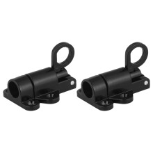Homoyoyo 2-Pack Zwarte Aluminiumlegering Veervergrendeling voor Huisdeur, Raam en Kast Beveiliging en Veiligheid