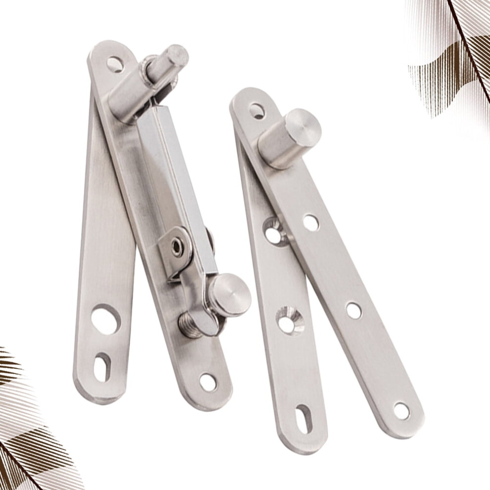 Ounona Rotative Hinge Detachable Pivot Heavy Duty Hinges Lift Silver 9496895891723