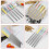 Baguettes réutilisables en acier inoxydable (5 paires) 2