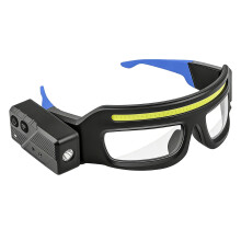 Wiederaufladbare LED-Stirnbrille – Bewegungssensor & Steuerung, 5 Modi, USB-C-Anschluss, wasserdicht, ideal zum Laufen, Campen, Radfahren und