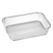 Abtropfkorb aus Edelstahl für die Küchenspüle, praktisches Design und leicht zu reinigen, 1 Set