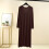 Camicie da notte da donna, maniche a 3/4, scollo a V, lunghe, casual, comode, da notte 2