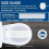 500EC 000 Toilet Seat, 2-Pack Round, White 3