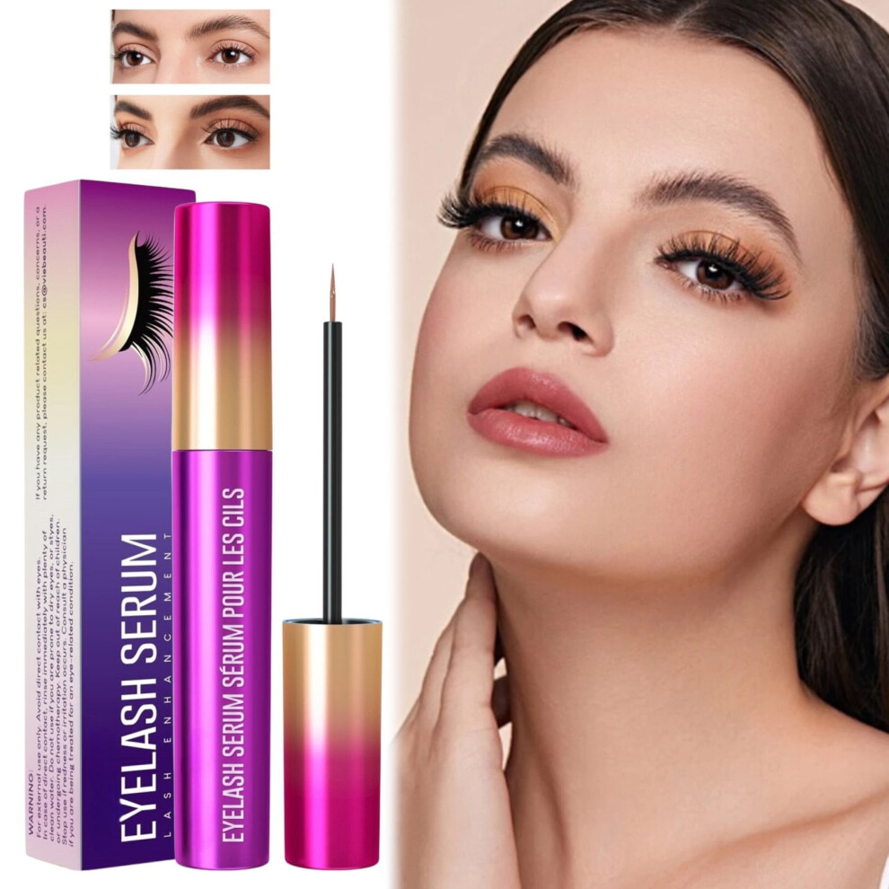 Eyelash Growth Serum â Lash Enhancing, Vegan, Sensitive Skin Friendly, Thicker & Longer Lashes, 0.15 fl oz, Nourishing Booster
