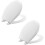 500EC 000 Toilet Seat, 2-Pack Round, White 1