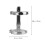 Tineasur Iron Fire Extinguisher Rack Silver Sturdy Storage Stand 2Pcs 4