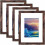 16x20 Picture Frame in Rustic Brown – MDF, Pack of 4 1