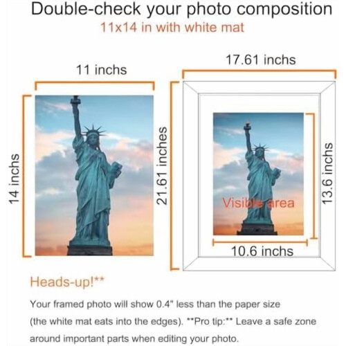 16x20 Picture Frame in Rustic Brown – MDF, Pack of 4 2
