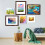 16x20 Picture Frame in Rustic Brown – MDF, Pack of 4 2