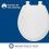 Assento sanitário de madeira para vasos sanitários alongados 14,12 x 19,24 polegadas 2