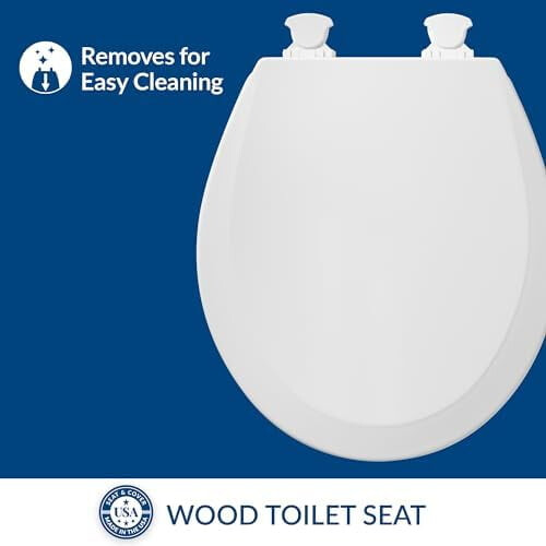 500EC 000 Toilet Seat, 2-Pack Round, White 1