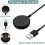 Cargador compatible con Samsung Galaxy Watch4/4Classic/3/Active2/Active – Cable de carga USB y base de carga 4