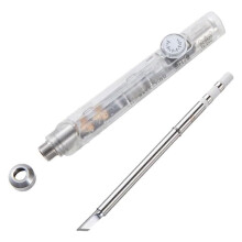 65W Adjustable Temperature Electric Soldering Iron with Tips, Fast Heating, Low Voltage Safe