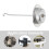 1Set Mechanical Scale Weights Hook Silver Iron For Safety Assurance General Users 3