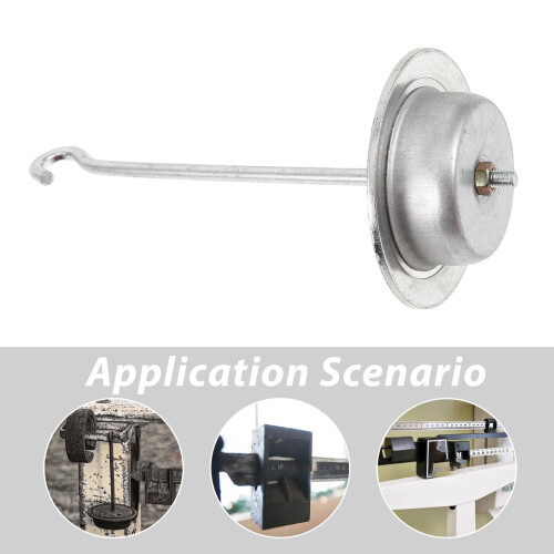 1Set Mechanical Scale Weights Hook Silver Iron For Safety Assurance General Users 2