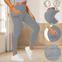 Női polár bélésű téli leggings zsebekkel, vízálló, magas derekú, meleg, futó- és túrázónadrág