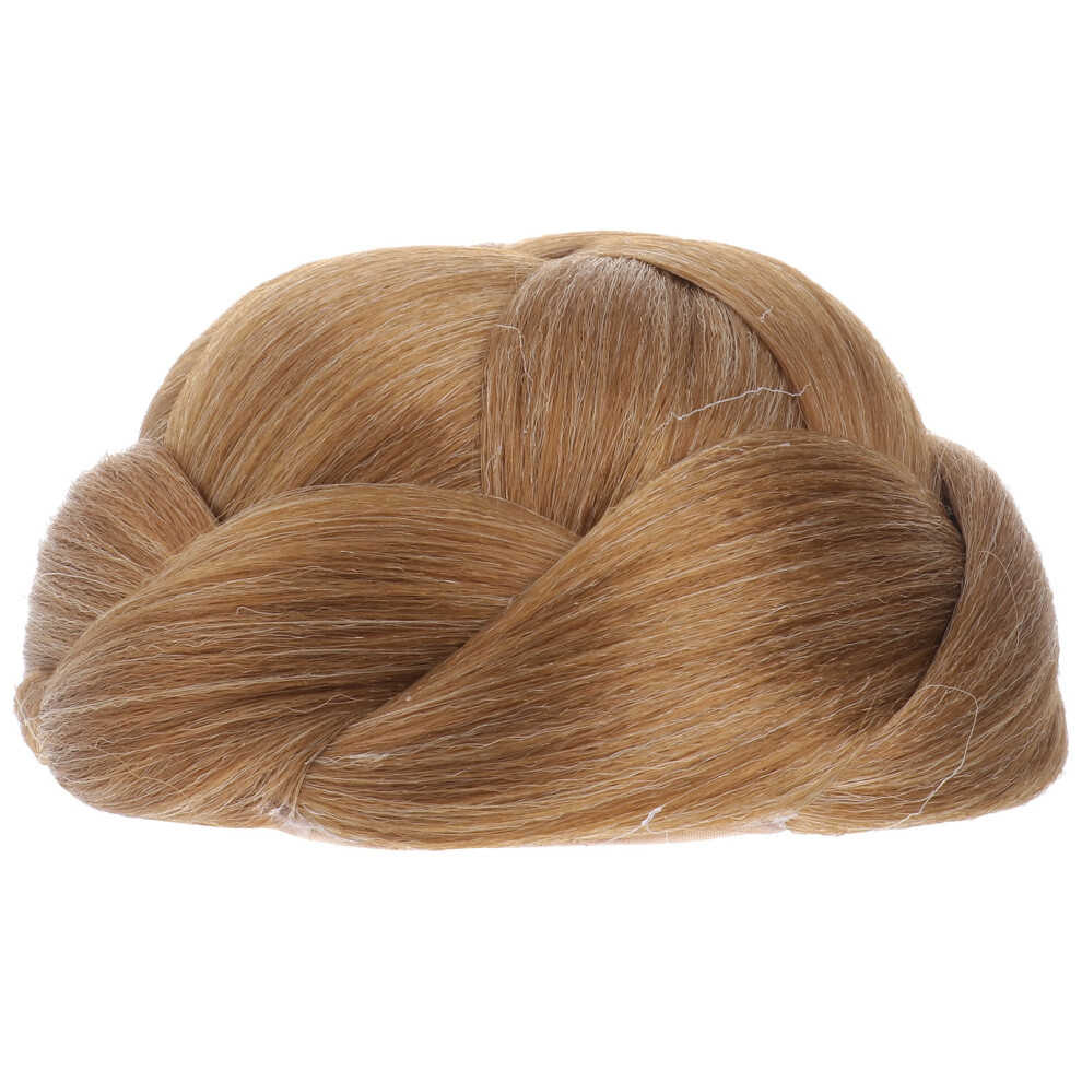 Unisex Updo Bun Wig 1B# Wigs Buns Hair Chignon Wavy Bun Small Bun Extension Claw In Hairpiece Ponytail Extension Bride
