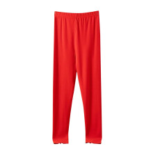 Warme, doppelt gebürstete Fleece-Schlafhose für Damen – Winter, wärmespeichernd – Unifarben, Größen L–3XL, Polyester, Thermounterwäsche