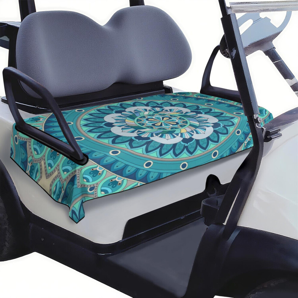 Stylish Golf Cart Seat Protector 51" X 31", Attractive Microfiber Towel For Cart Interior Enhancement 9110895536667