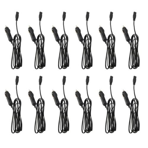2m 12V Replacement Car Cooler Box Fridge Cigarette Lighter 2 Pin Charger Cable