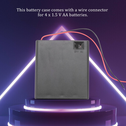 5.5 "batterie Box per 4 x 1,5 V batterie AA 2