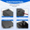 Black Plastic Storage Pair SBH-9V Batteries  Battery Holder Case Box 3