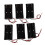 6 Pcs Black Plastic 2 x3.7V 18650 Type Battery Holder Box Case 1