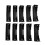 10x Black Open Battery Holder Case Box for 3.7V 18650 Battery 1