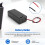 Black Plastic Storage Pair SBH-9V Batteries  Battery Holder Case Box 6