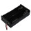 6 Pcs Black Plastic 2 x3.7V 18650 Type Battery Holder Box Case 4