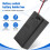 Black Plastic Storage Pair SBH-9V Batteries  Battery Holder Case Box 2