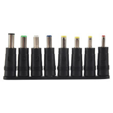 Universal 1 set = 8pcs / set 5pin Jack Plugs for Laptop AC Power Adapter Tips Connectors for Computer Notebook