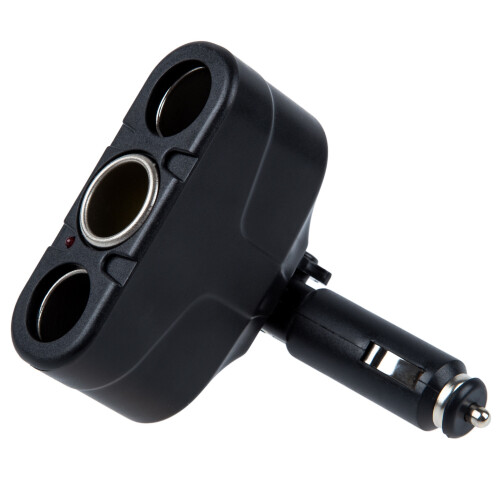 3 way Socket Car Cigarette Lighter Splitter Led Adapter 2