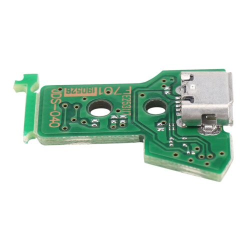 For PS4 Controller Micro-USB Charging Socket Circuit Board JDS-040 12-Pin Cable Port 1