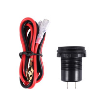 Quick Charge 3.0 Dual USB Billaddare 12V 36W USB Snabbladdare med för Båt Motorcykel Lastbil Golfvagn Blå