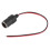 Car Charger Power Cigarette Lighter Female Socket Black w 26cm Cable 3