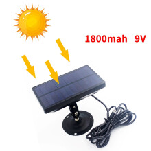Cargador de BateríA de Panel Solar de 9V 1800MAh Al Aire Libre para Suntek HC300 HC350 HC550 HC700 HC800 S990 S880 680 S80M