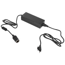Convertitore di Alimentazione per Auto 12V 15A 160W Convertitore Adattatore di Alimentazione per Auto da 220V un 12V Spina Europea per Accendisigari